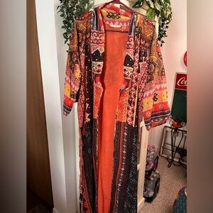 Soft Surroundings Kimono BOHO Duster